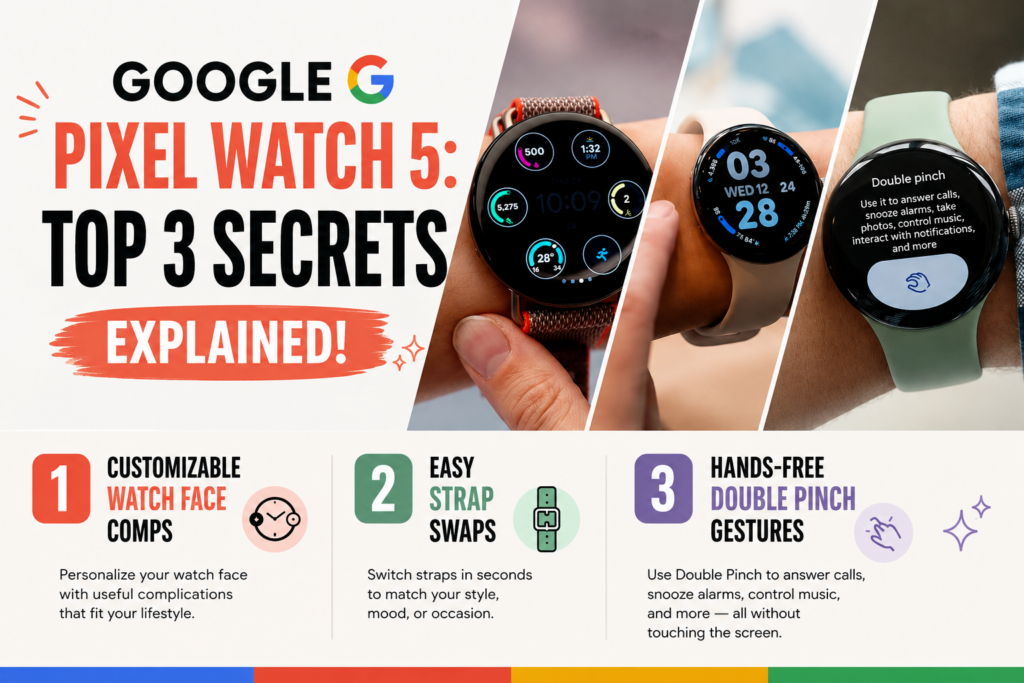 Pixel Watch 5: Google’s Best Smartwatch Yet Is Here — And It’s a Big Deal