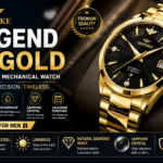 OUPINKE Gold Men’s Automatic Watch Review: Luxury Tungsten Steel at an Unbeatable Price