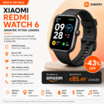 Xiaomi Redmi Watch 6: A Feature-Packed Smartwatch With Long Battery Life